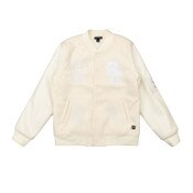 USC Trojans Women's Cream SC Interlock Varsity Jacket